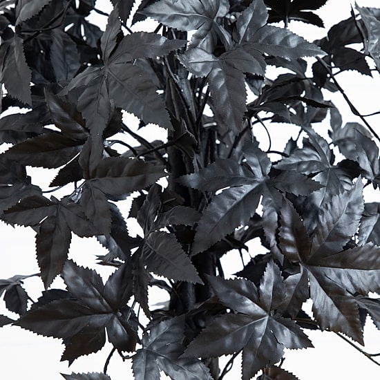Nearly Natural 4ft Black Maple Indoor Artificial Tree