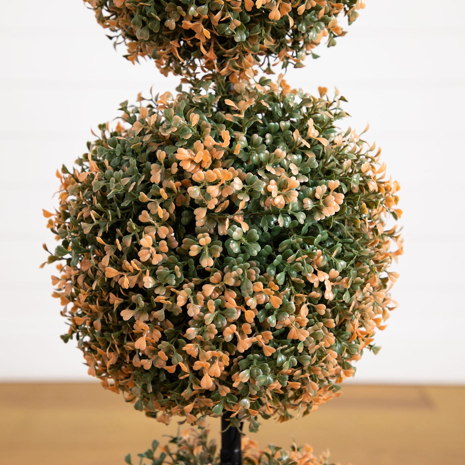Nearly Natural 3ft Uv Autumn Triple Ball Boxwood Lighted Indoor Outdoor Artificial Tree
