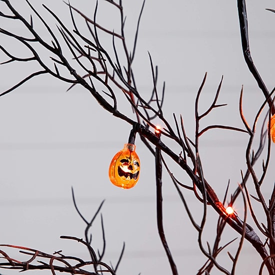 Nearly Natural 4ft Pre-Lit Halloween Lighted Indoor Artificial Tree