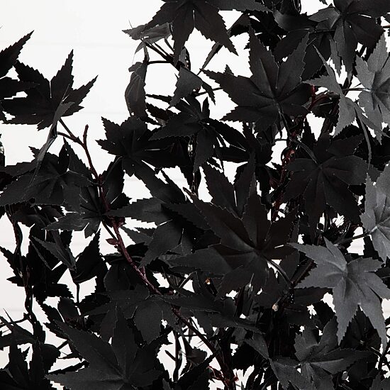 Nearly Natural 5ft Pre-Lit Black Maple Lighted Indoor Artificial Tree
