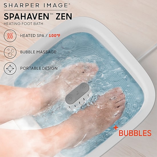 Sharper Image® SpaHaven™ Zen Heating Foot Bath