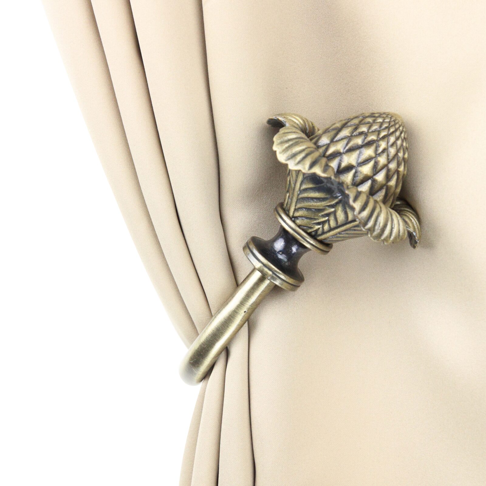 Rod Desyne Decorative Holdbacks with Bloom Finials