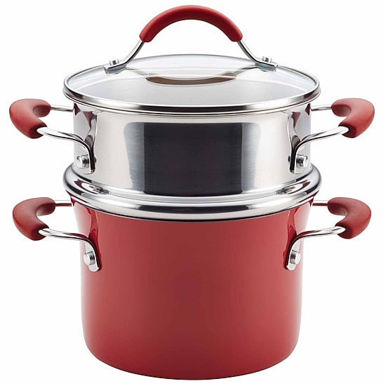 Rachael Ray Classic Brights 3-qt. Steamer Set with Lid