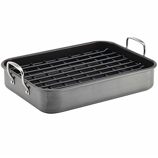 Rachael Ray Hard Anodized 2-pc. Roasting Pan