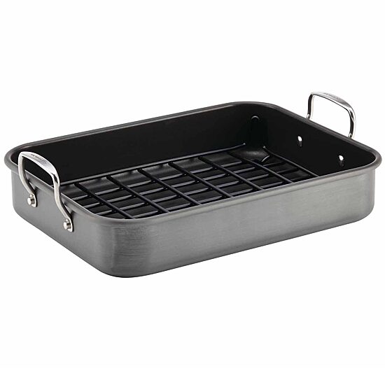 Rachael Ray Hard Anodized 2-pc. Roasting Pan