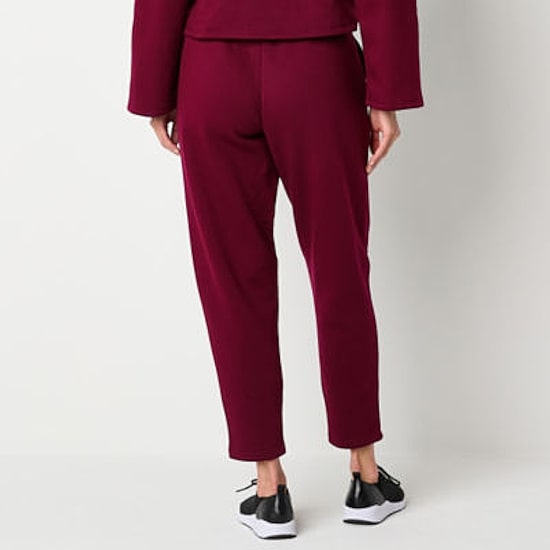 Xersion Womens Mid Rise Classic Fleece Barrel Pant