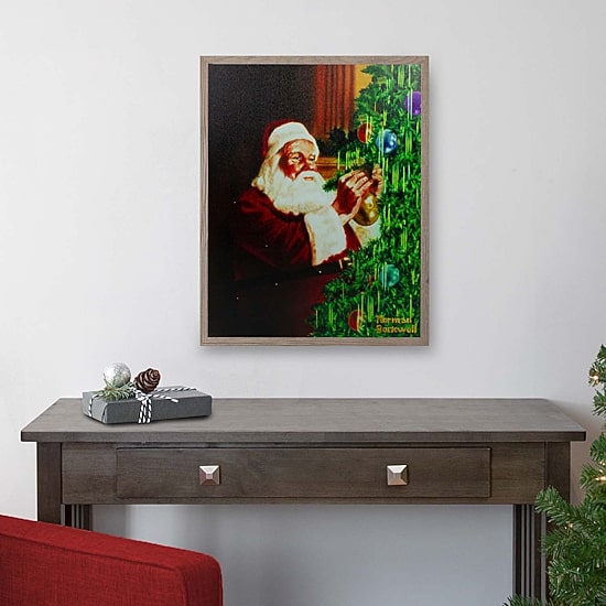 Northlight 19in Prelit Norman Rockwell Canvas Art