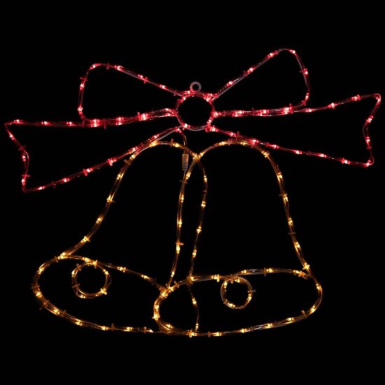 Northlight 23in Led Bow Christmas Window Decor