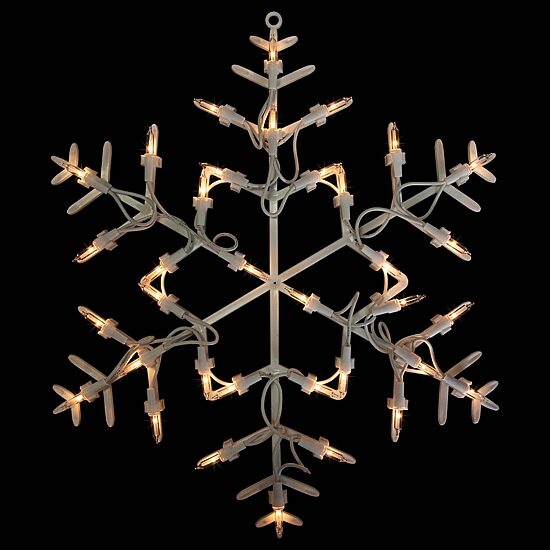 Northlight Prelit Snowflake Christmas Window Decor