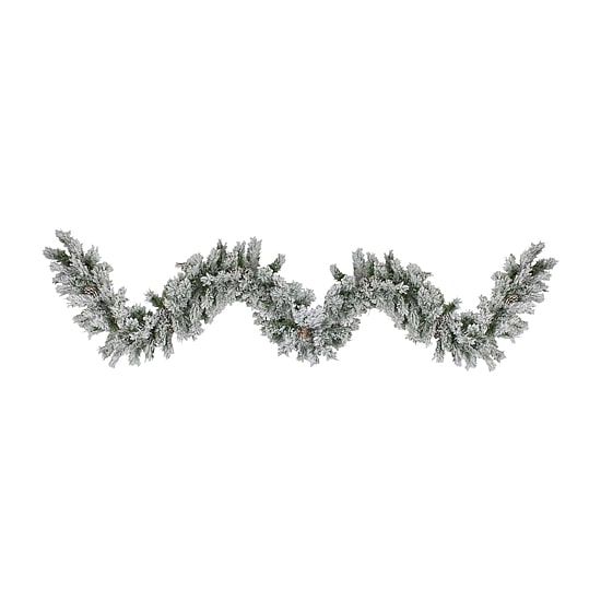 Northlight Flocked Angel Pine Christmas Indoor Garland