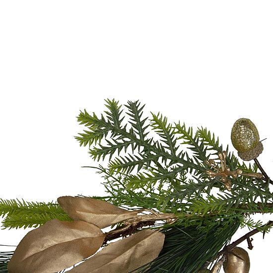 Northlight 5ft Berry And Cedar   Unlit Christmas Indoor Garland