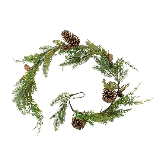 Northlight 5ft Pine And Pinecone   Unlit Christmas Indoor Garland