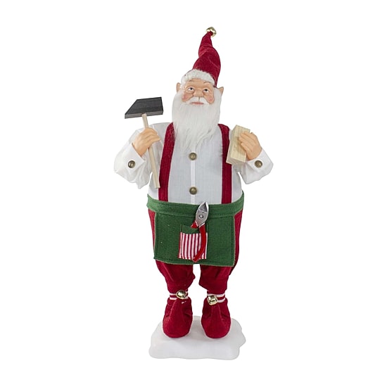 Northlight 24in Elf Animated Standing Christmas Santa Figurine