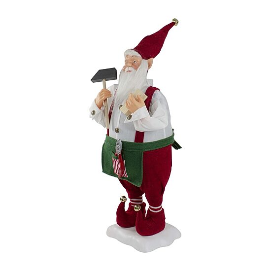 Northlight 24in Elf Animated Standing Christmas Santa Figurine