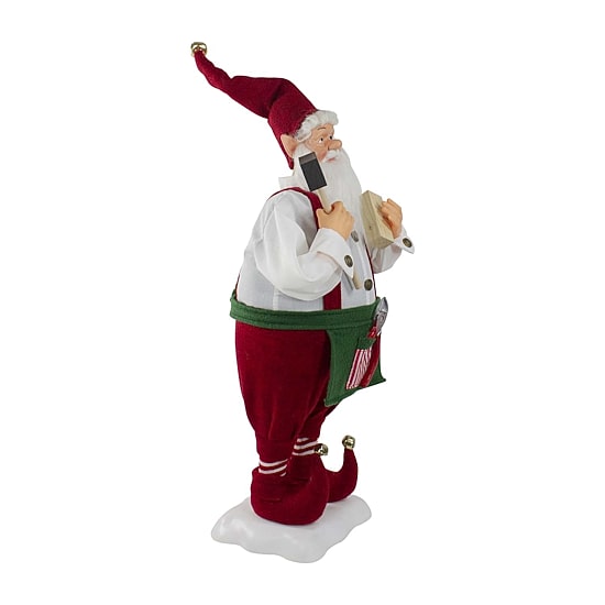 Northlight 24in Elf Animated Standing Christmas Santa Figurine