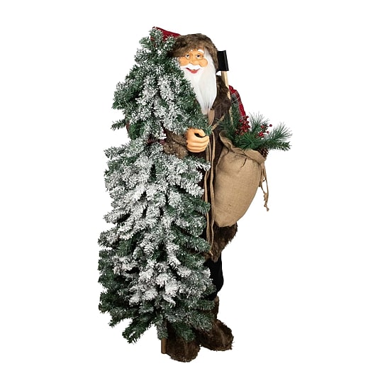 Northlight Woodland Christmas Santa Figurine