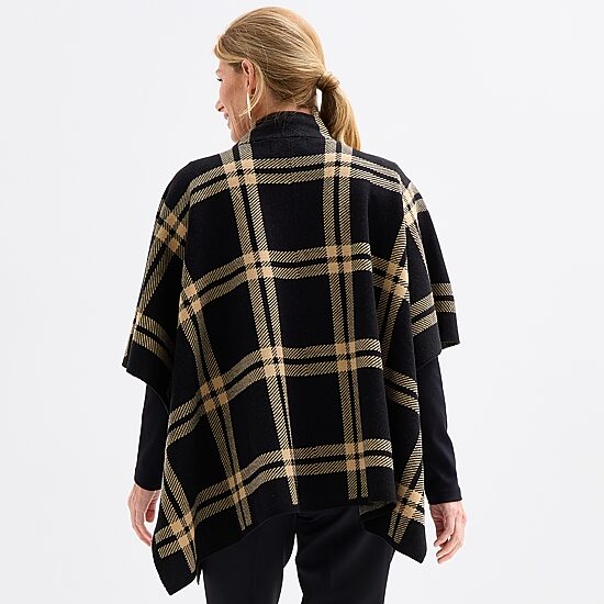 Black Label by Evan-Picone Womens Mock Neck 3/4 Sleeve Button Cardigan