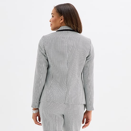 Black Label by Evan-Picone Womens Classic Fit Suit Jacket