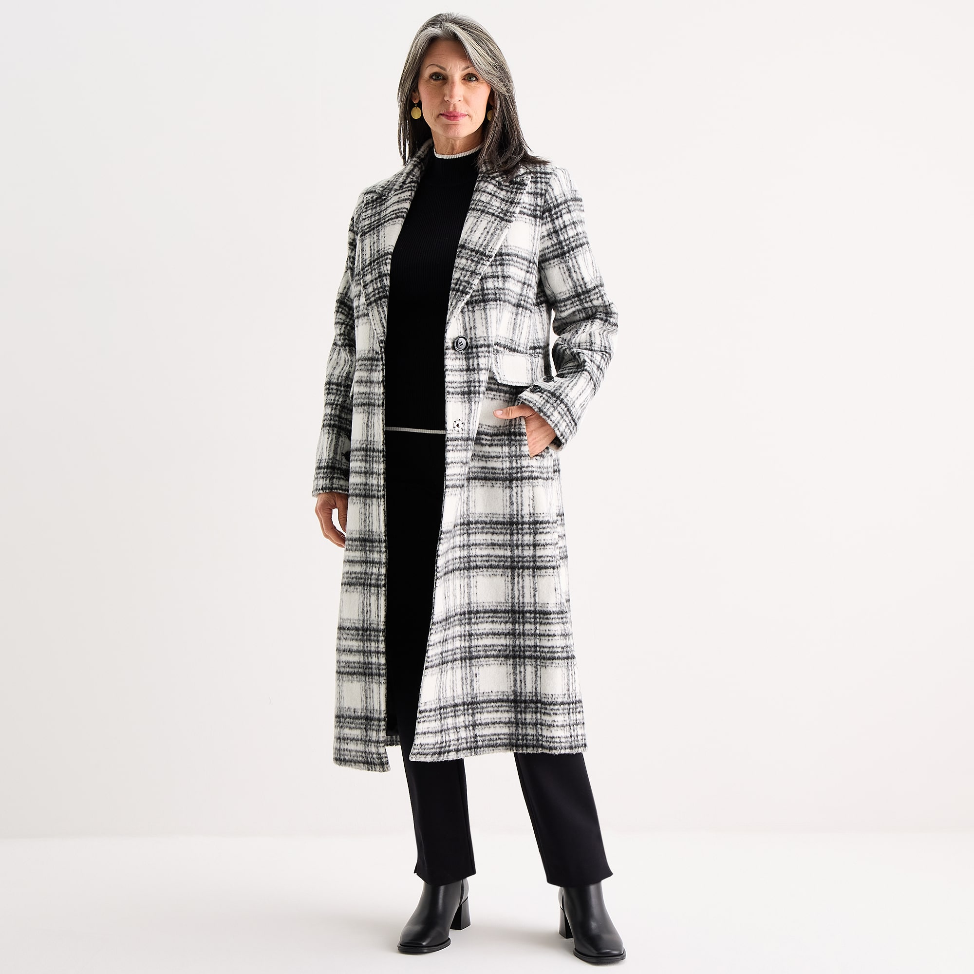 Liz Claiborne Womens Heavyweight Car Coat