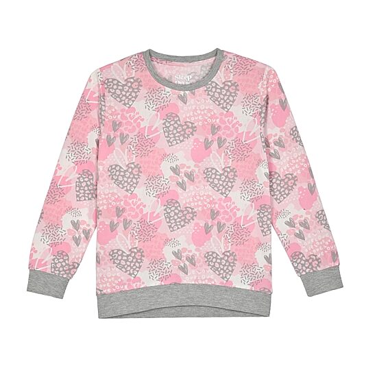 Sleep On It Little & Big Kid Girls Crew Neck Long Sleeve 3-pc. Pajama Set