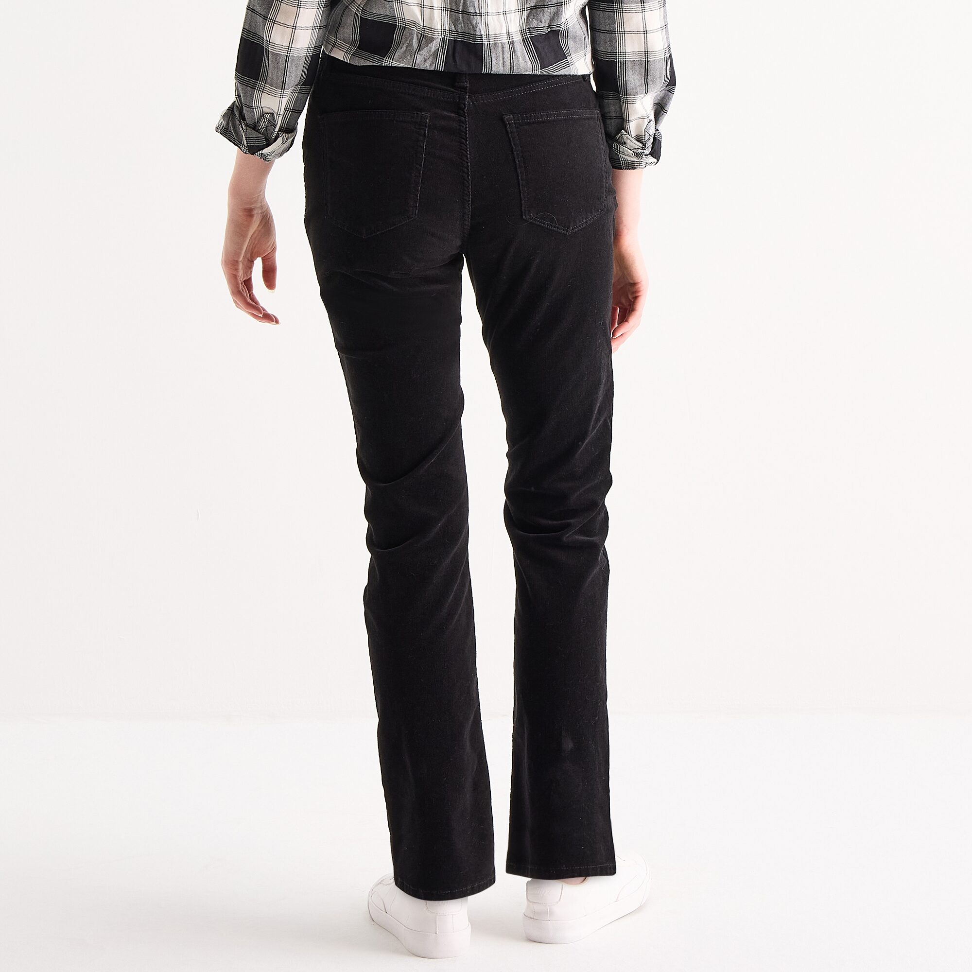 St. John's Bay Womens Mid Rise Straight Corduroy Pant