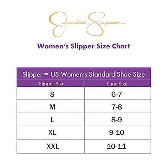JS Jessica Simpson High Plush Cross Womens Slip-On Slippers