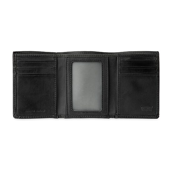 Levi's® Slim Trifold With Zipper Mens Personalized Slim Fold Wallet