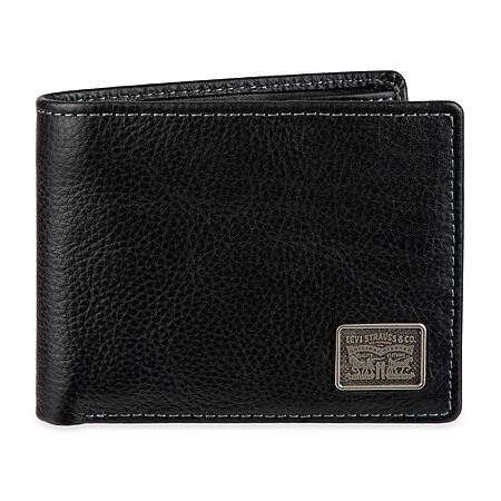 Levi's® Traveller With Ornament Mens Wallet, Color: Black - JCPenney