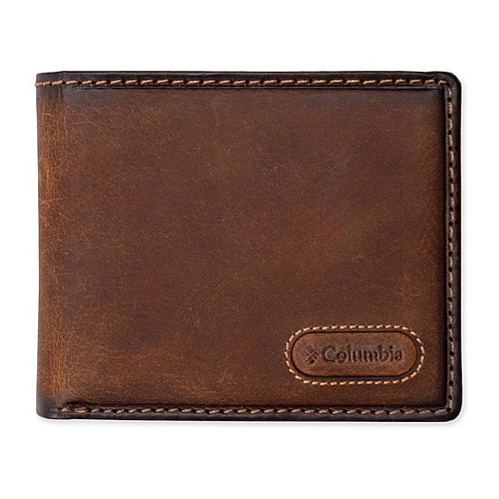 Columbia X-Cap Biflow W/ Logo Mens Personalized Wallet