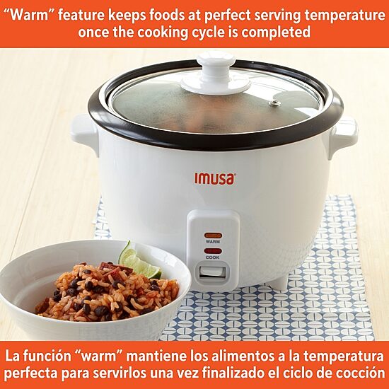 IMUSA 8-Cup Non-Stick Rice Cooker