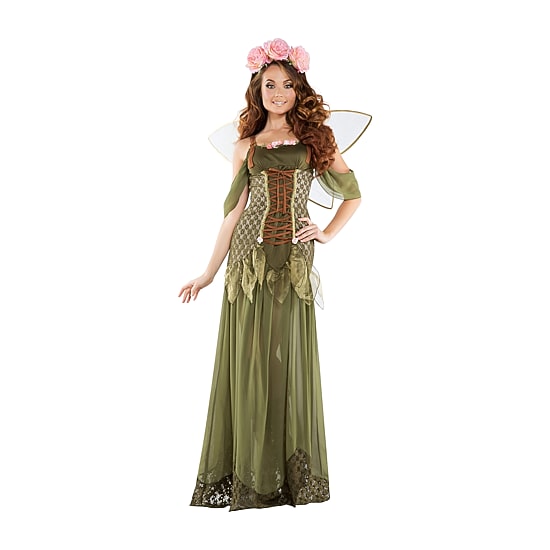 Womens Rose Fairy Princess Costume