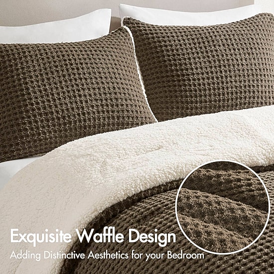 Madison Park Ellis Chenille Sherpa Reverse Soft Comforter Set