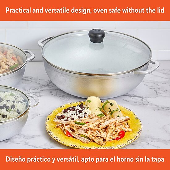 IMUSA Basic 6-pc. Caldero Set with Glass Lids