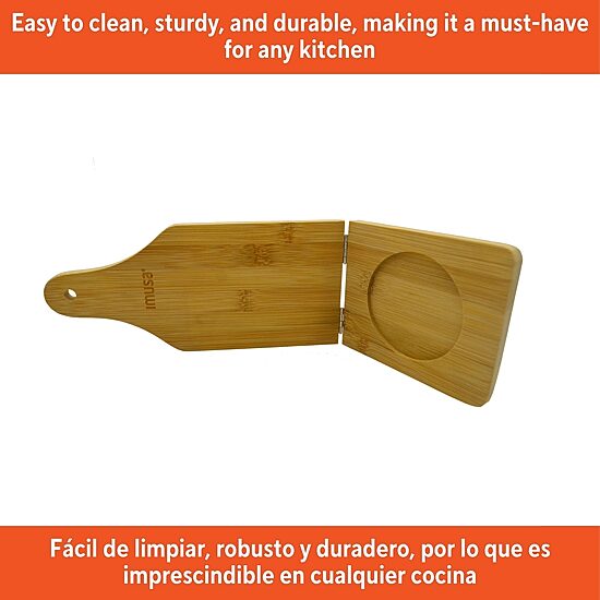 IMUSA Bamboo Large Plaintain Press