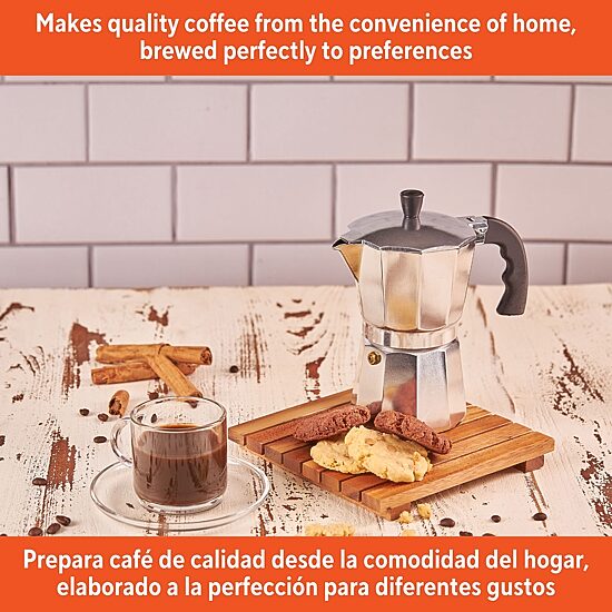 IMUSA 6-Cup Stove Top Coffee Maker