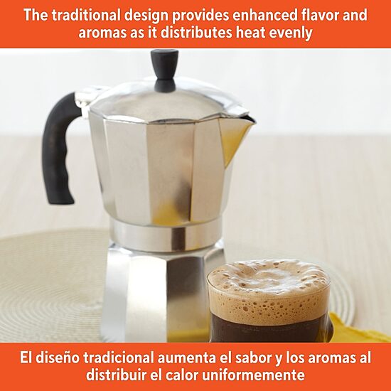 IMUSA 6-Cup Stove Top Coffee Maker
