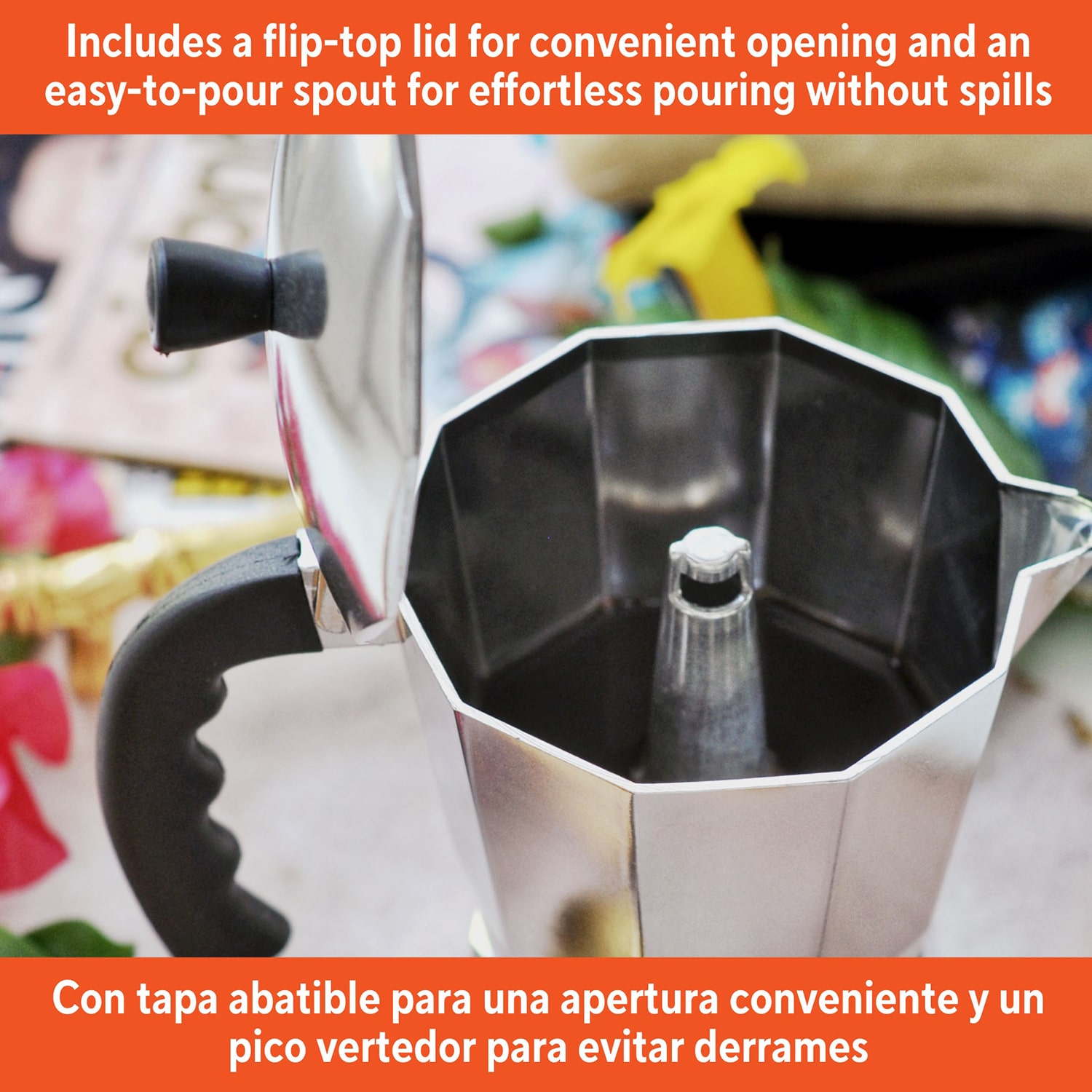 IMUSA 6-Cup Stove Top Coffee Maker