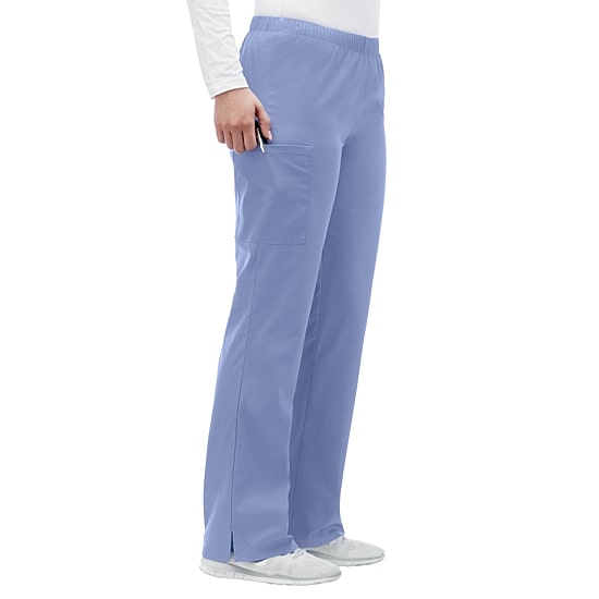 Fundamentals By White Swan 14720 Cargo Womens Petite Scrub Pant