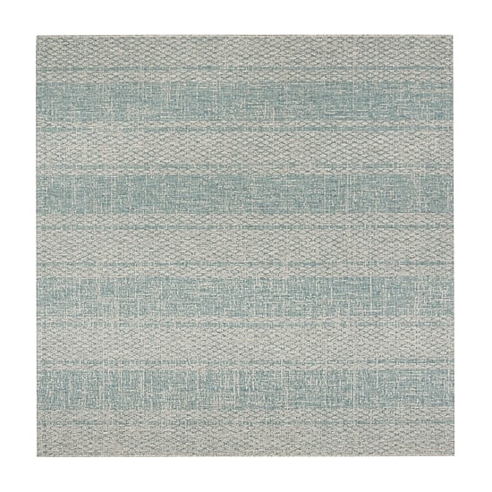 Safavieh Courtyard Collection Elena Geometric Indoor/Outdoor Round Area Rug