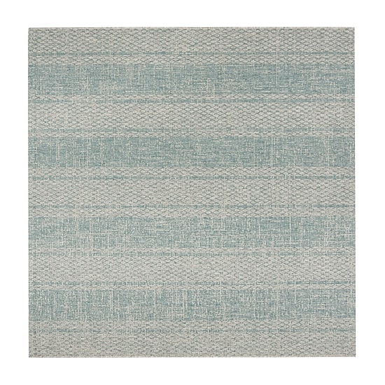 Safavieh Courtyard Collection Elena Geometric Indoor/Outdoor Square Area Rug
