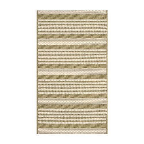 Safavieh Courtyard CY6062 Green and Beige 5'3" x 7'7" Sisal Weave Outdoor Area Rug - Green / Be