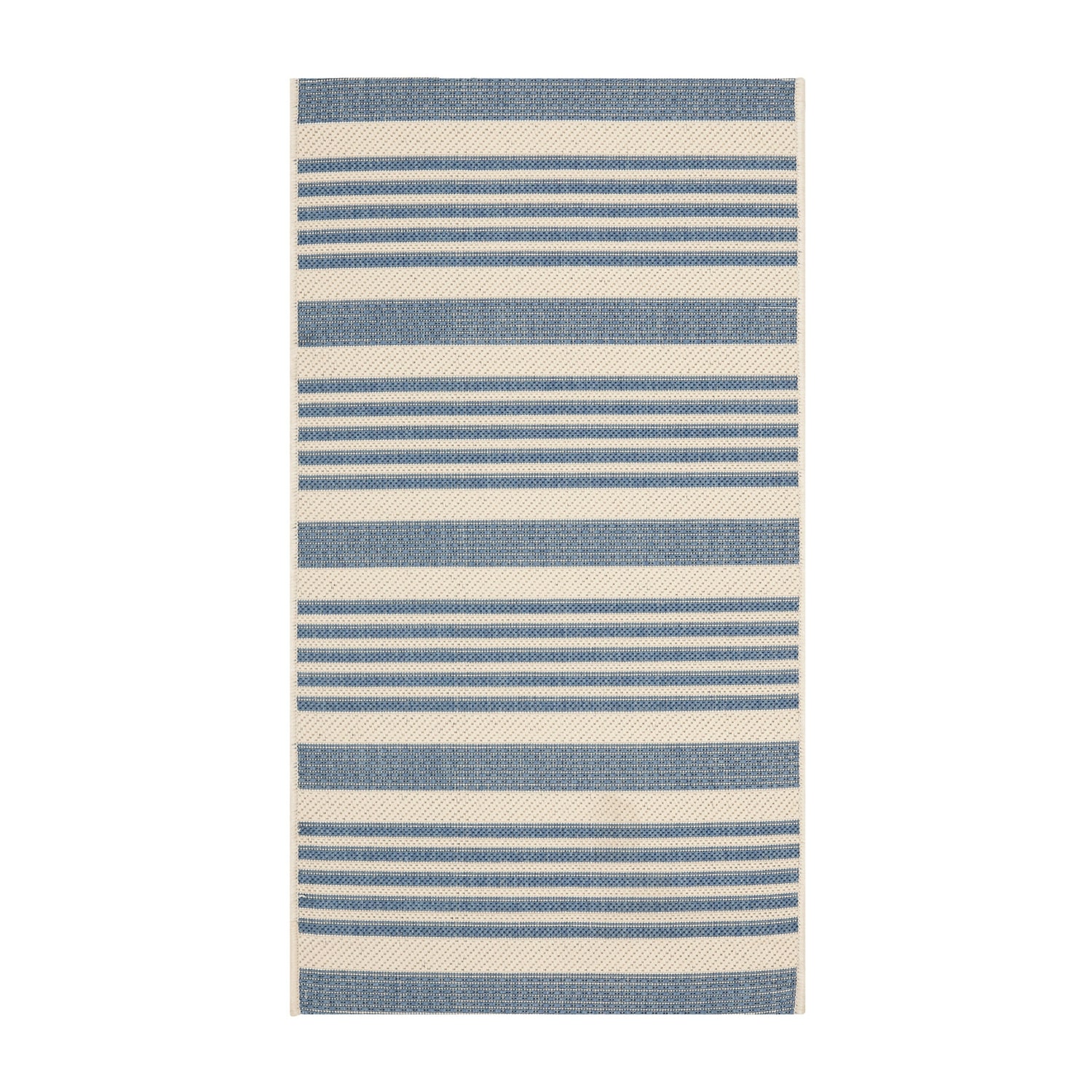 Safavieh Courtyard Collection Santos Stripe Indoor/Outdoor Area Rug
