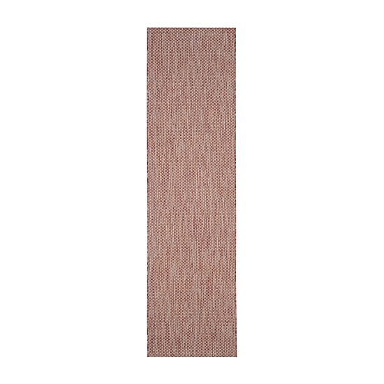 Safavieh Courtyard Collection Flora Geometric Indoor/Outdoor Runner Rug