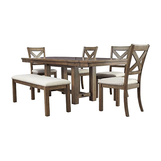 Signature Design by Ashley® Kavarna Rectangular Wood-Top Dining Table