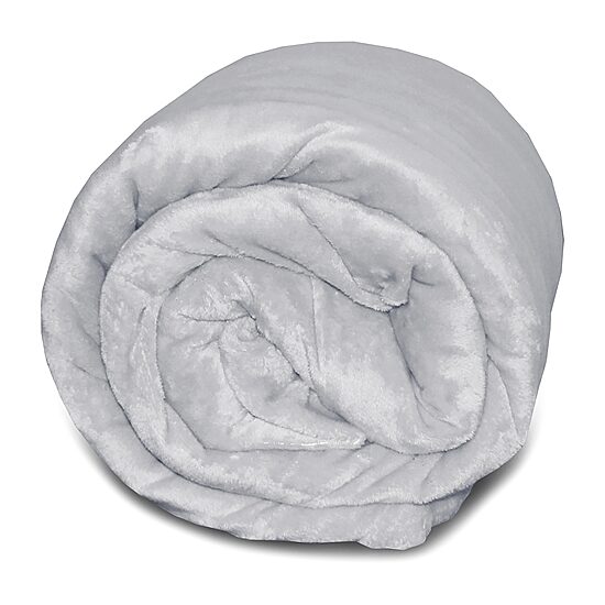 Dream Lab Acupressure 15lbs Weighted Plush Blanket with Removable Cover