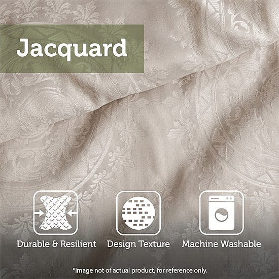 Intelligent Design Maize Cotton Jacquard Duvet Cover Set with Euro Shams and Throw Pillows