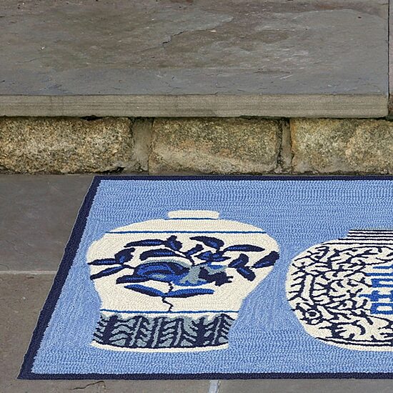 Liora Manne Frontporch Ginger Jars Indoor/OutdoorRug