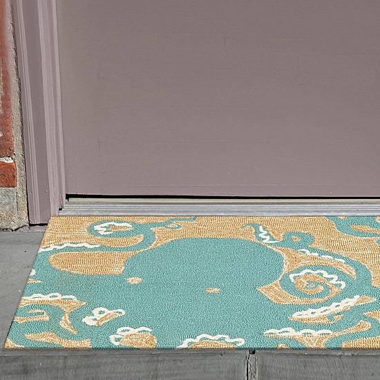 Liora Manne Frontporch Octopus Hand Tufted Rectangular Rugs