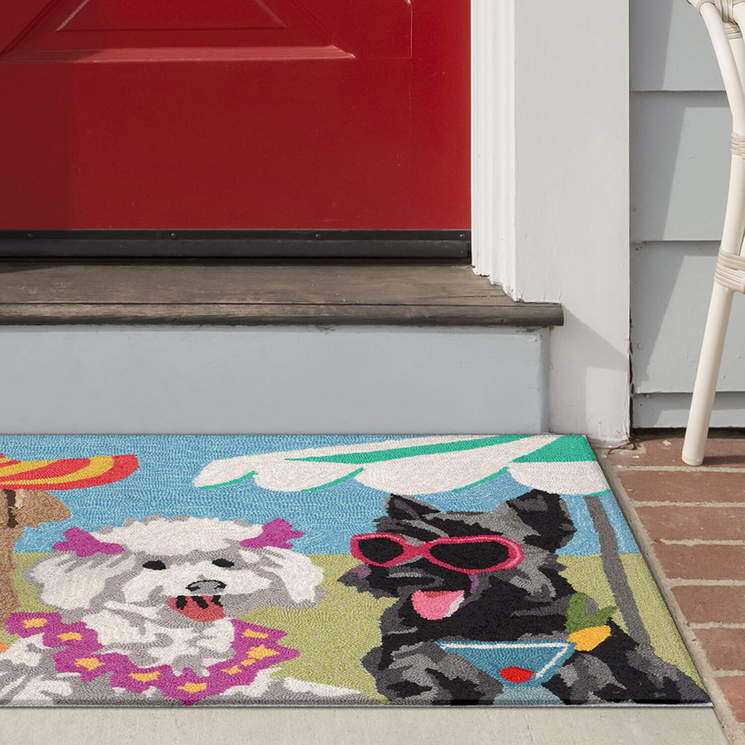 Liora Manne Frontporch Sassy Lassies Animal Hand Tufted Indoor Outdoor Rectangular Accent Rug
