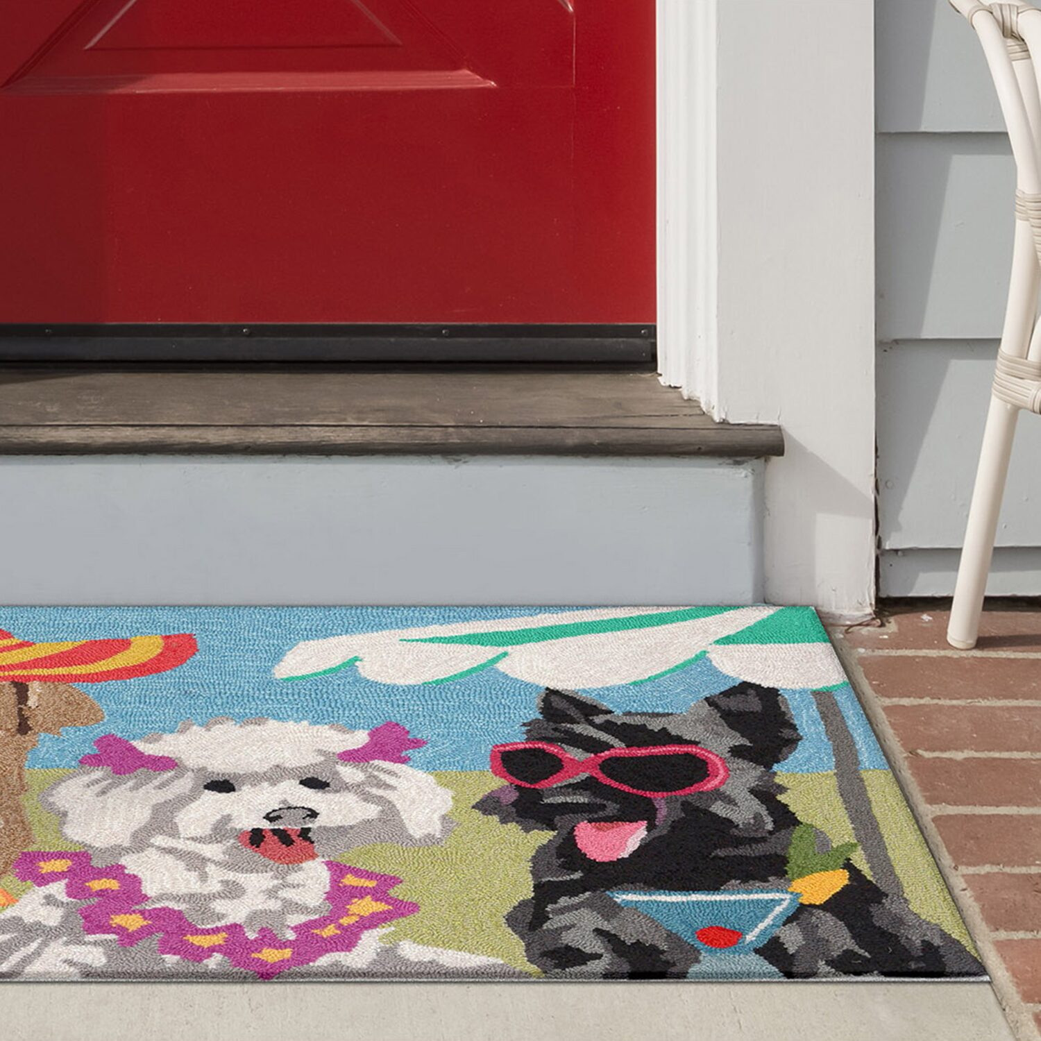 Liora Manne Frontporch Sassy Lassies Animal Hand Tufted Indoor Outdoor Rectangular Accent Rug
